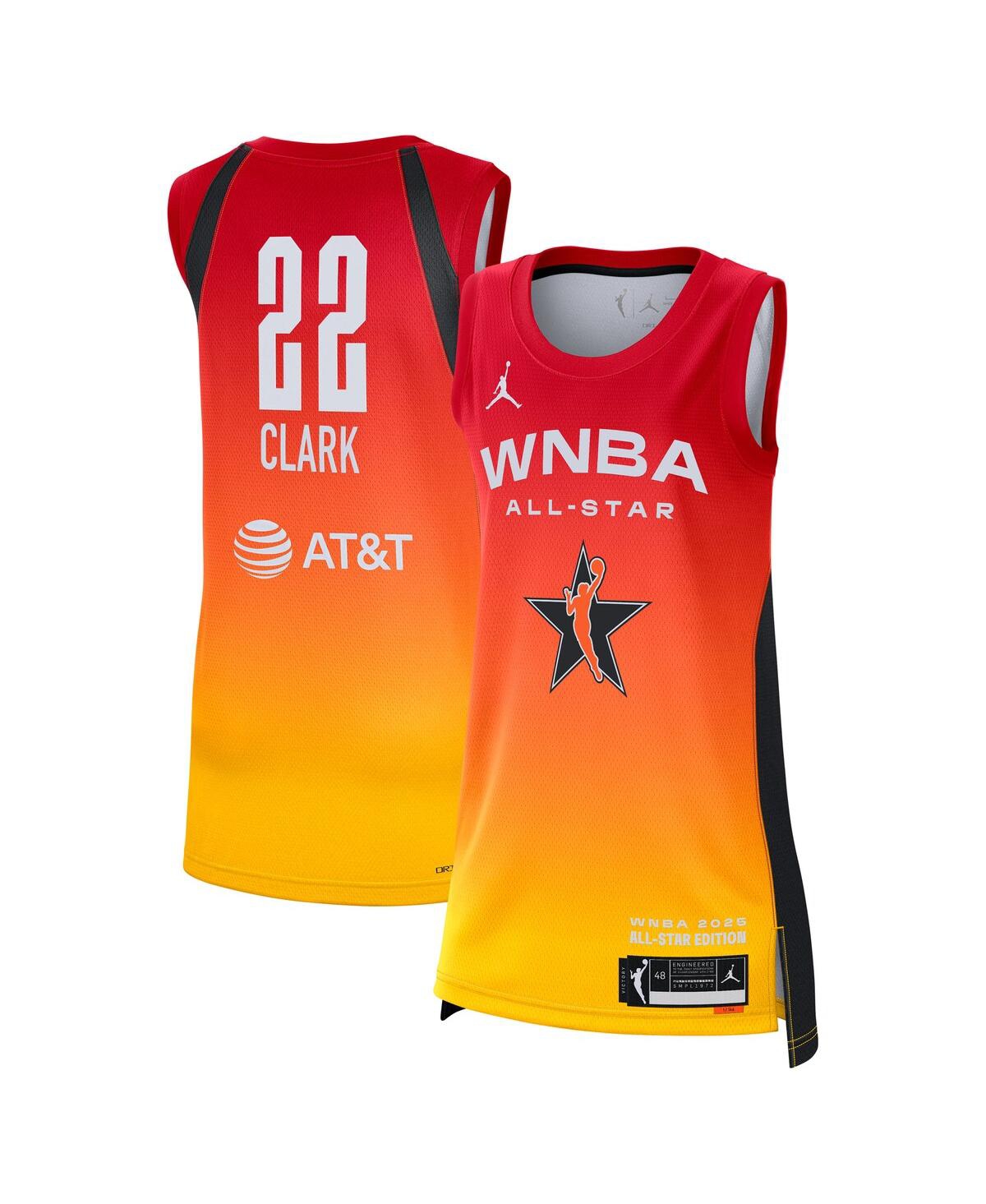 Men's and Women's Caitlin Clark Orange 2025 Wnba All-Star Game Explorer Edition Victory Player Jersey - Orange