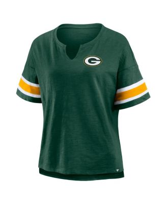 Women's Green Green Bay Packers Redzone Curl Route T-Shirt