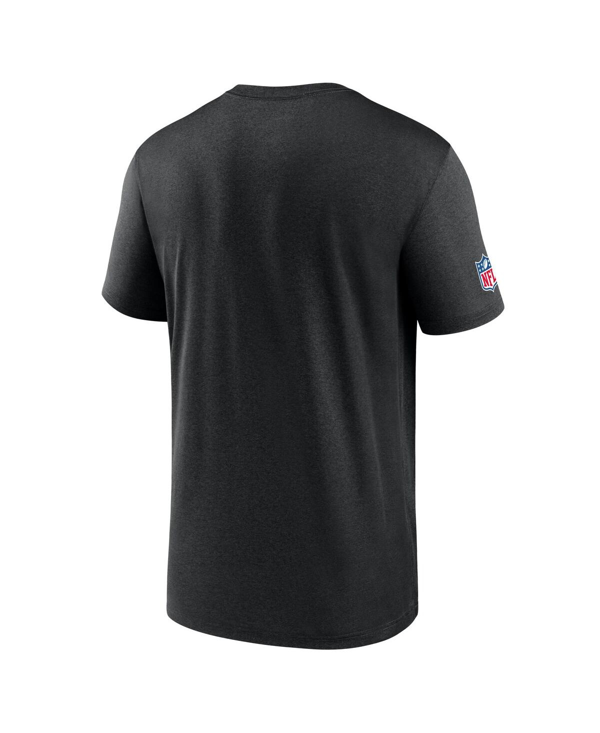 Nike Black Atlanta Falcons Sideline Legend Performance T-shirt In Black