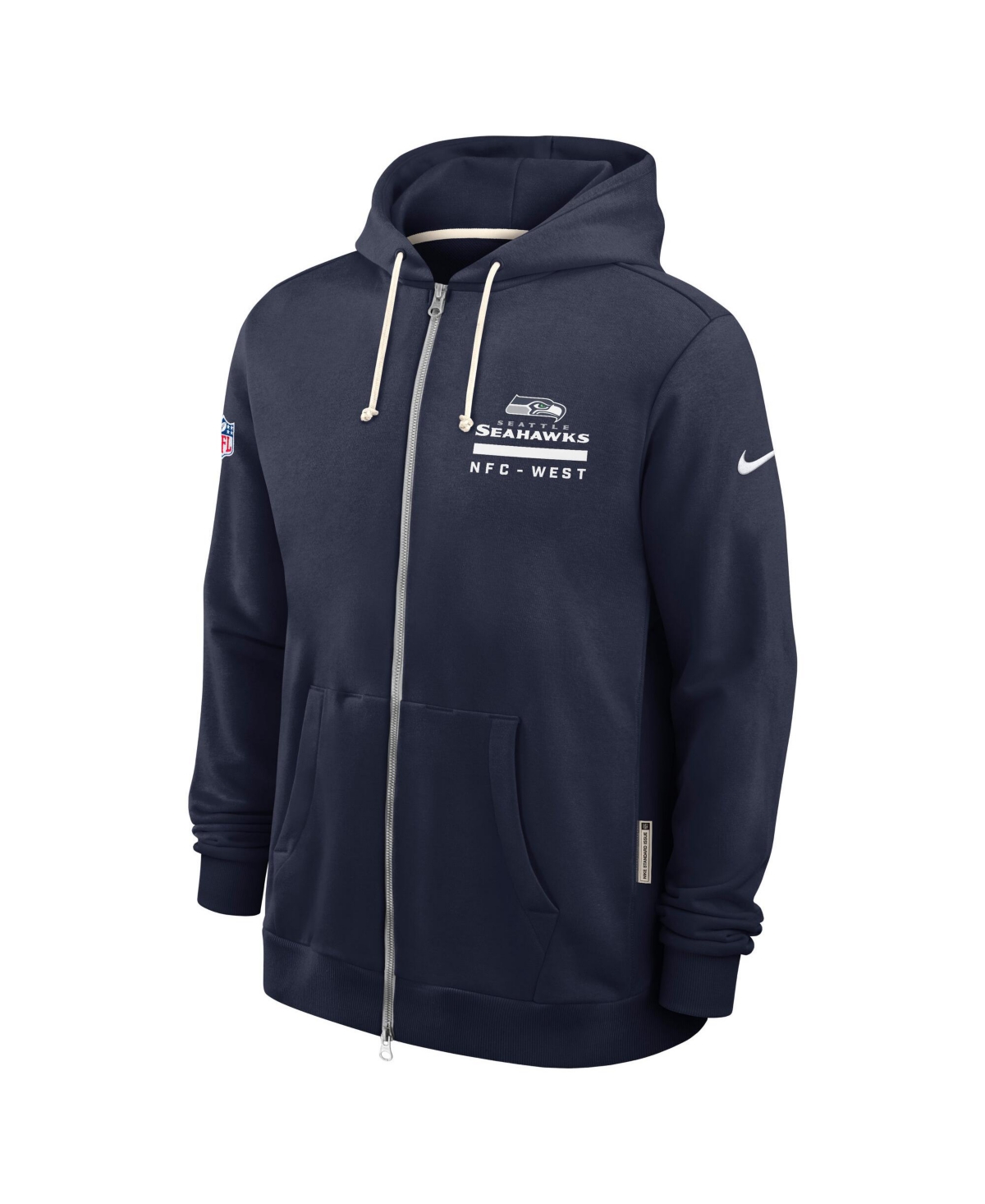 Nike Seattle Seahawks Utility Player Sideline  Men's Dri-fit Nfl Full-zip Hoodie In Blue