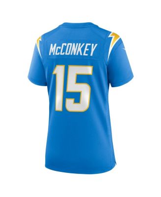 Women's Ladd McConkey Powder Blue Los Angeles Chargers Game Jersey