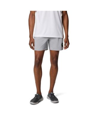 Columbia - Men's Gray Michigan State Spartans PFG Terminal Roamer™ Omni-Shade™ Stretch Shorts