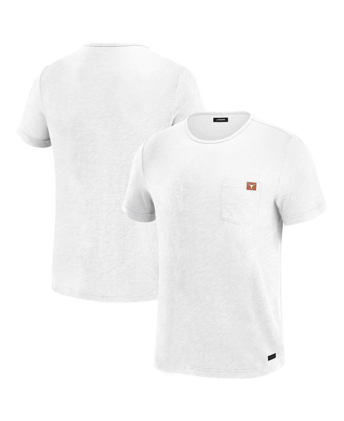 J. Palmer Men's White Texas Longhorns In-the-pocket T-shirt
