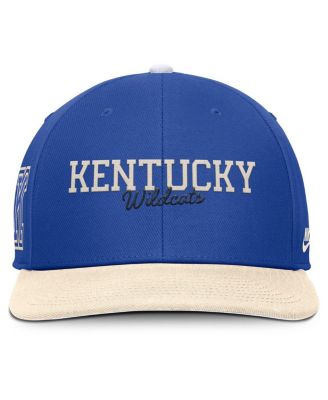 Men's Royal/Cream Kentucky Wildcats Pro Legacy Script Snapback Hat