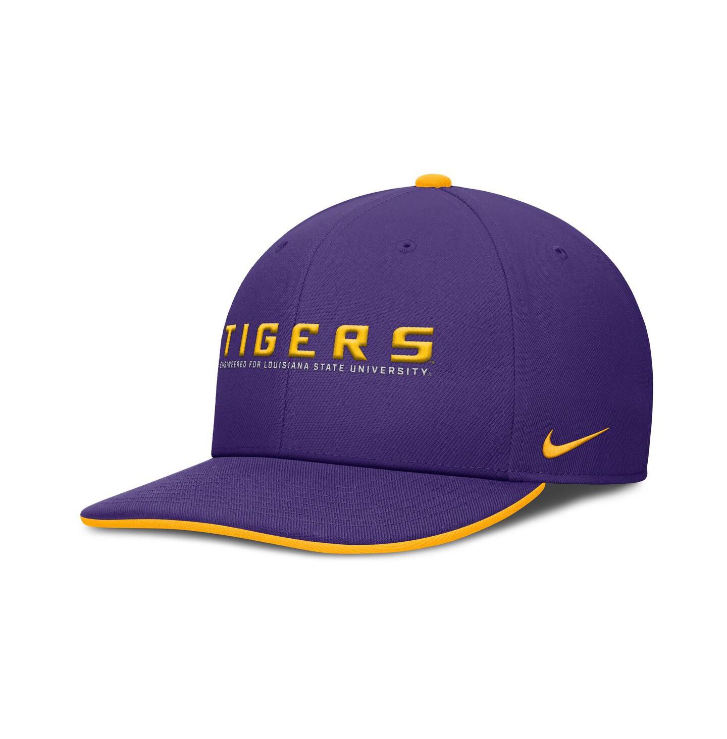 Мужская кепка Nike Purple LSU Tigers 2025 On-Field Pro Performance Adjustable Hat — фото 1