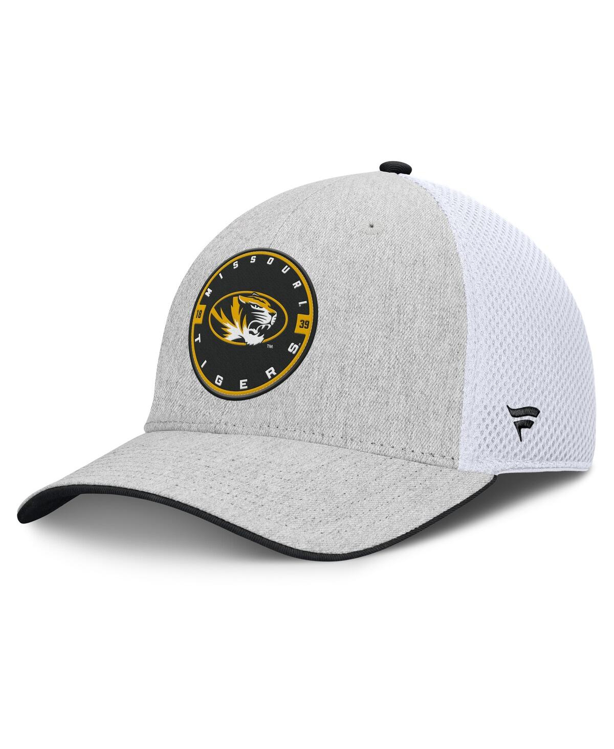 Fanatics Men's Heather Gray/white Missouri Tigers Trigger Flex Hat