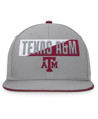 Men's Gray Texas A M Aggies Duo Snapback Hat