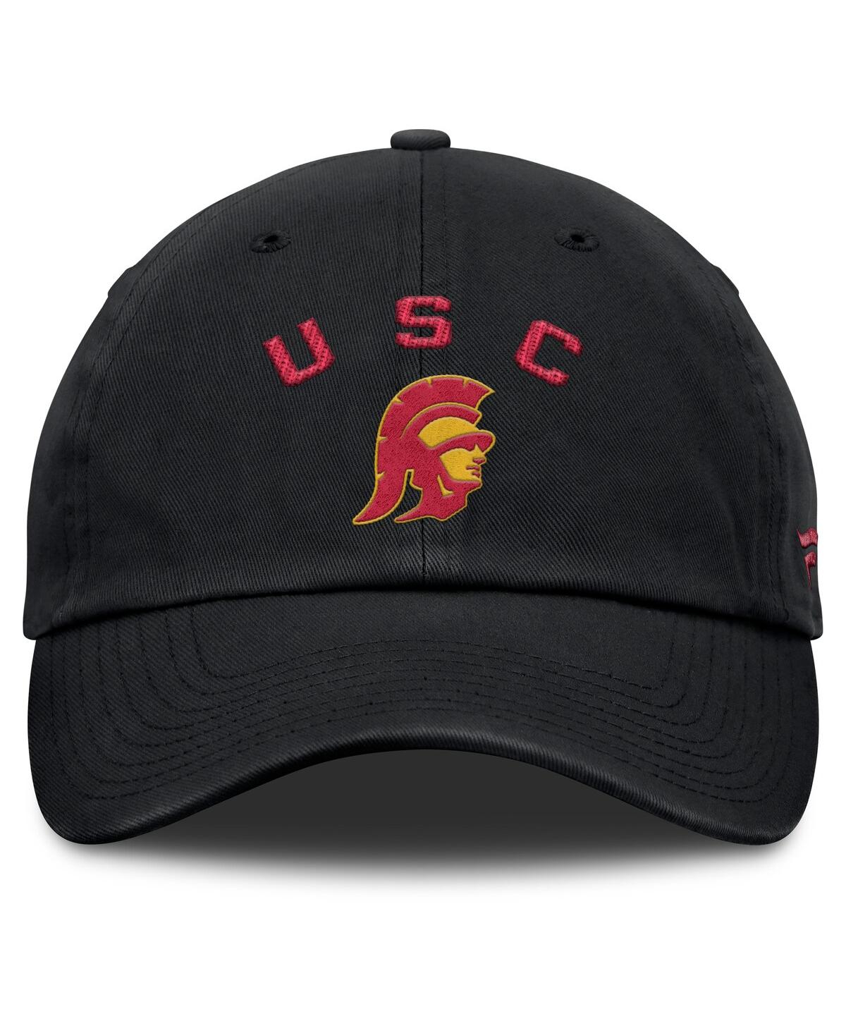 Fanatics Men's Black Usc Trojans Myth Adjustable Hat In Black