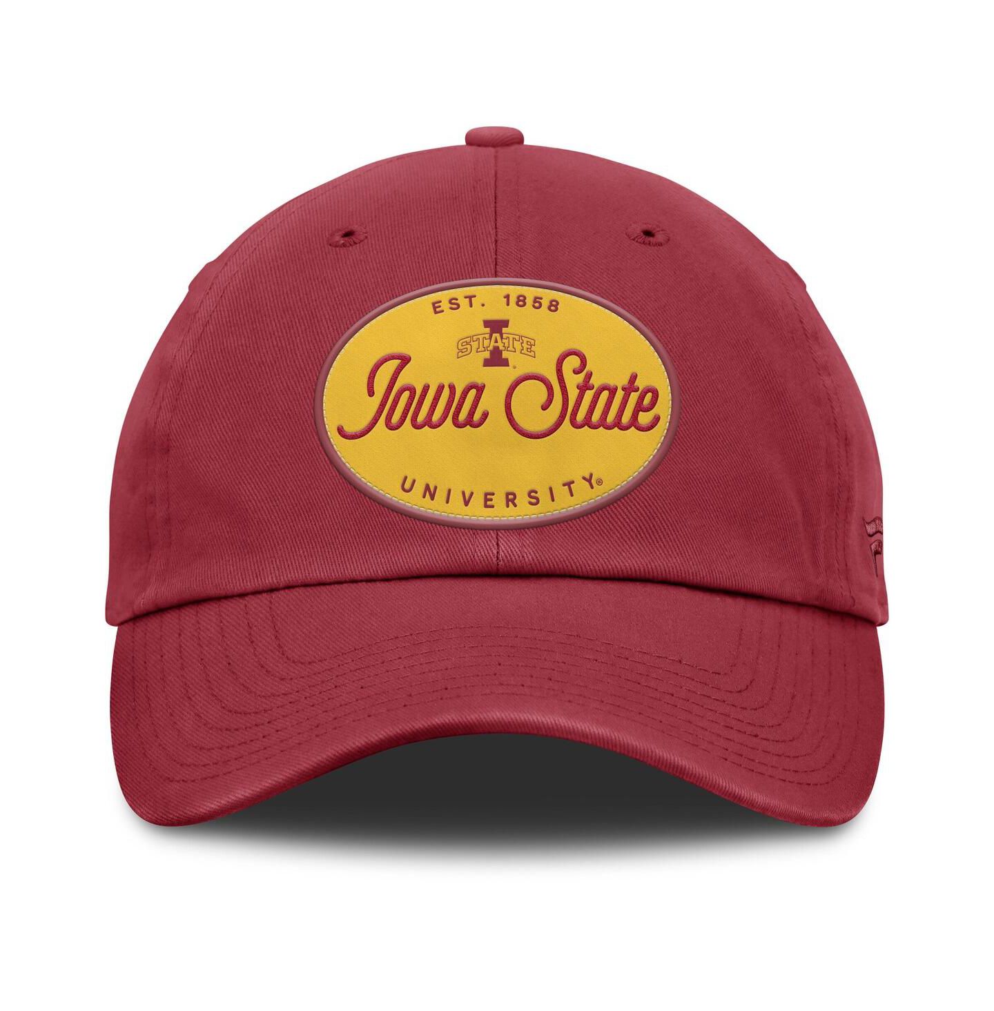 Женская кепка Fanatics Cardinal Iowa State Cyclones Candid Adjustable Hat — фото 2
