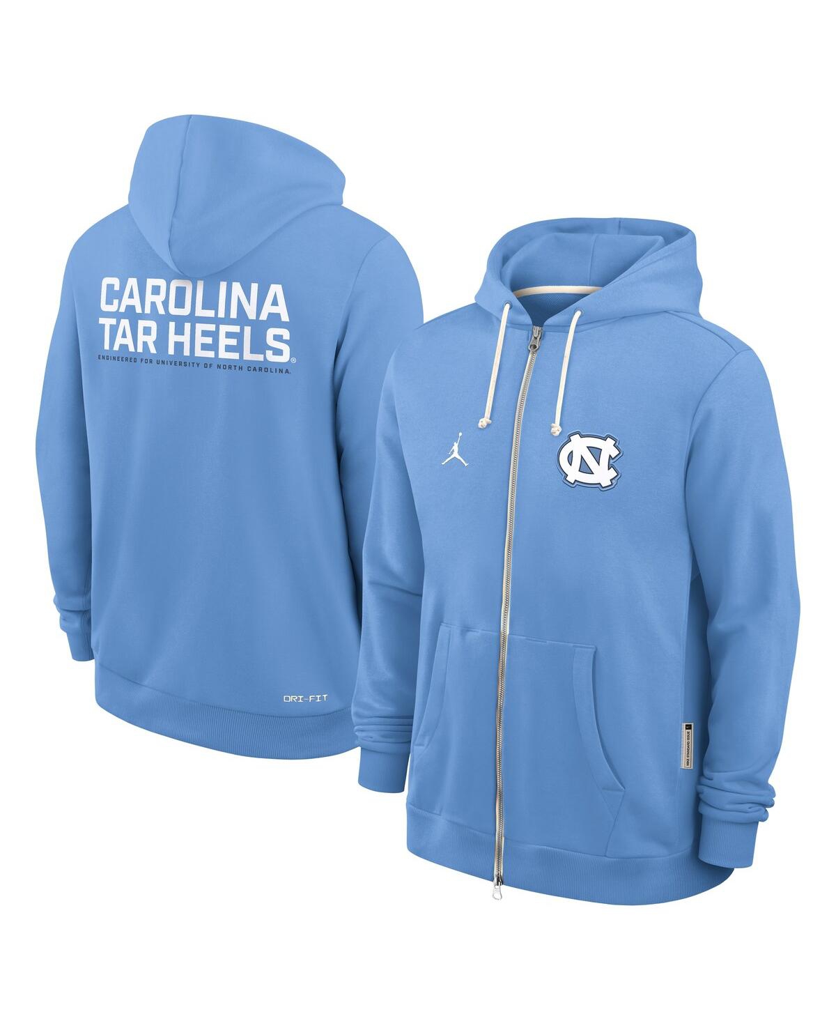 Jordan Men's Carolina Blue North Carolina Tar Heels 2025 Sideline Performance Full-zip Hoodie In Blue