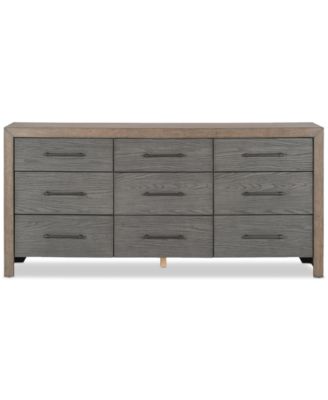 Portmore 3pc King Set (Panel Bed, Dresser & 2-Drawer Nightstand with soft close drawers), Created for Macy's