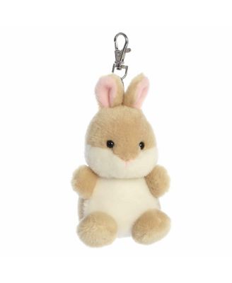 Mini Ella Bunny Palm Pals Adorable Clip-On Brown 4"