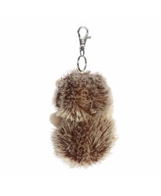 Mini Hedgie Hedgehog Palm Pals Adorable Clip-On Brown 4"