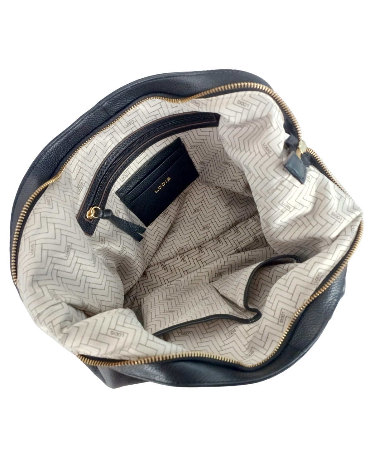 Lodis Wilson Large Hobo Bag In Black