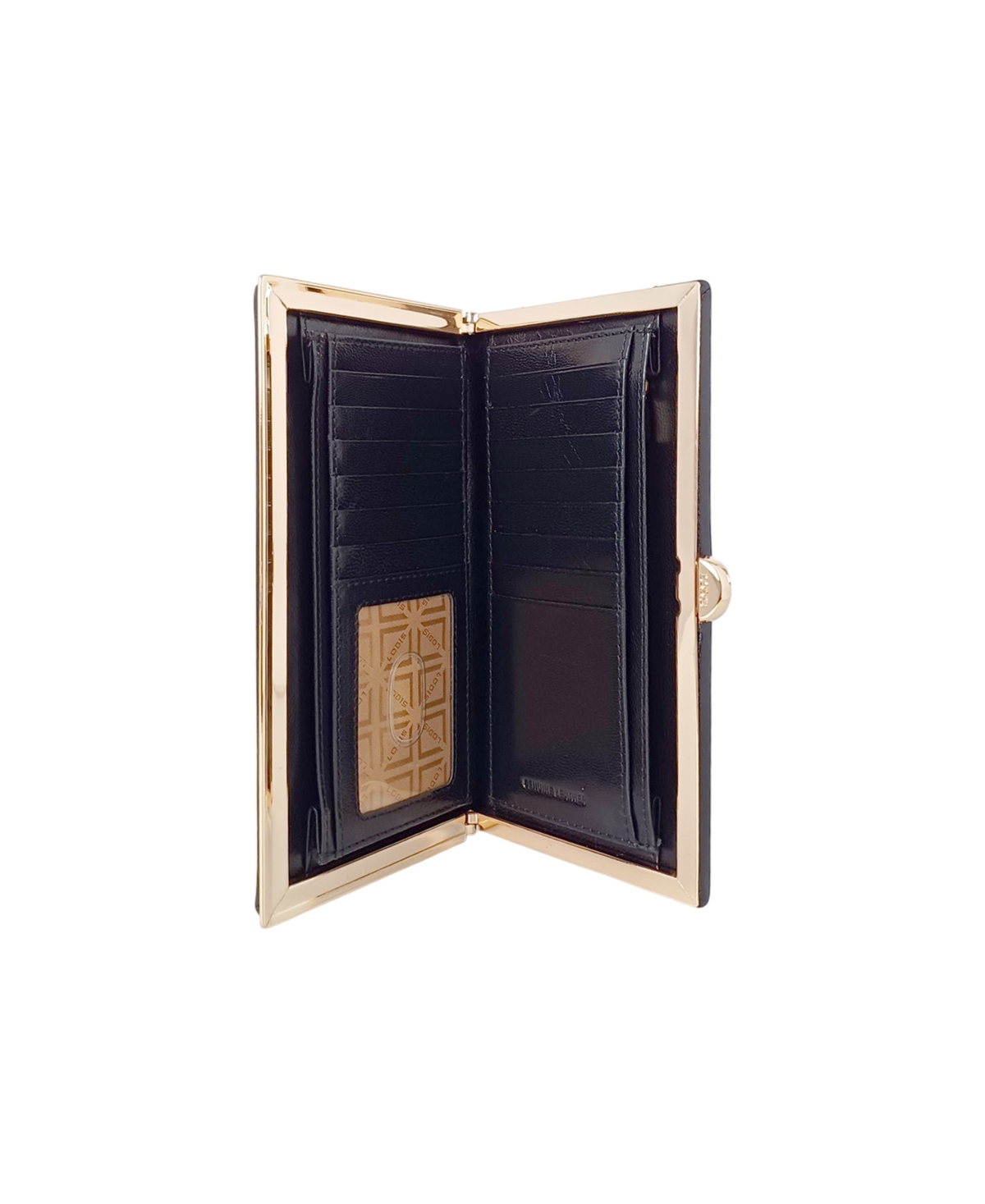Lodis Glace Frame Lock Clutch In Black