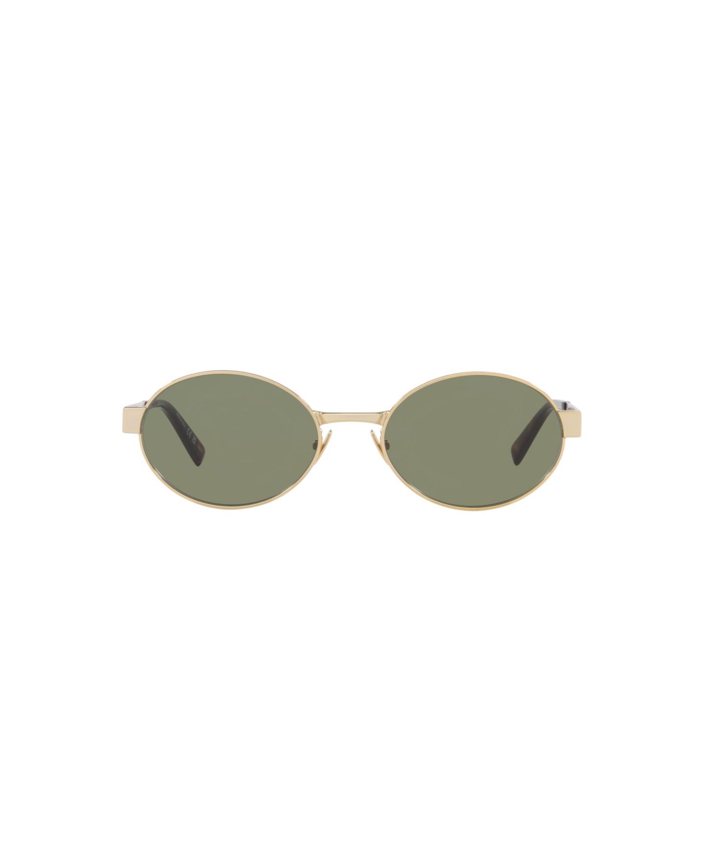 Женские солнцезащитные очки Saint Laurent Oval Sunglasses, SL 692 YS000577, цвет: Золотой — фото 2