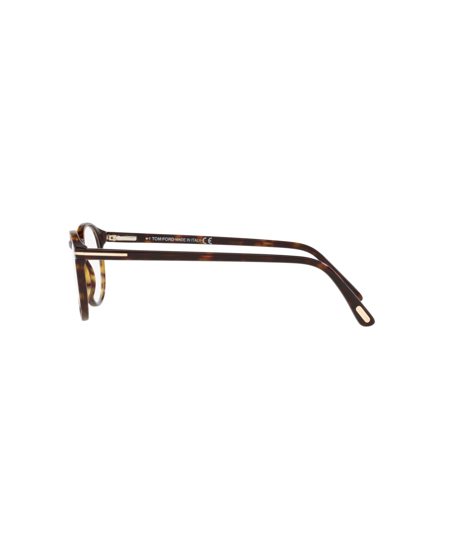 Мужские очки Tom Ford Man Panthos Plastic FT5294 052 Eyeglasses, цвет: Коричневый черепаховый — фото 3