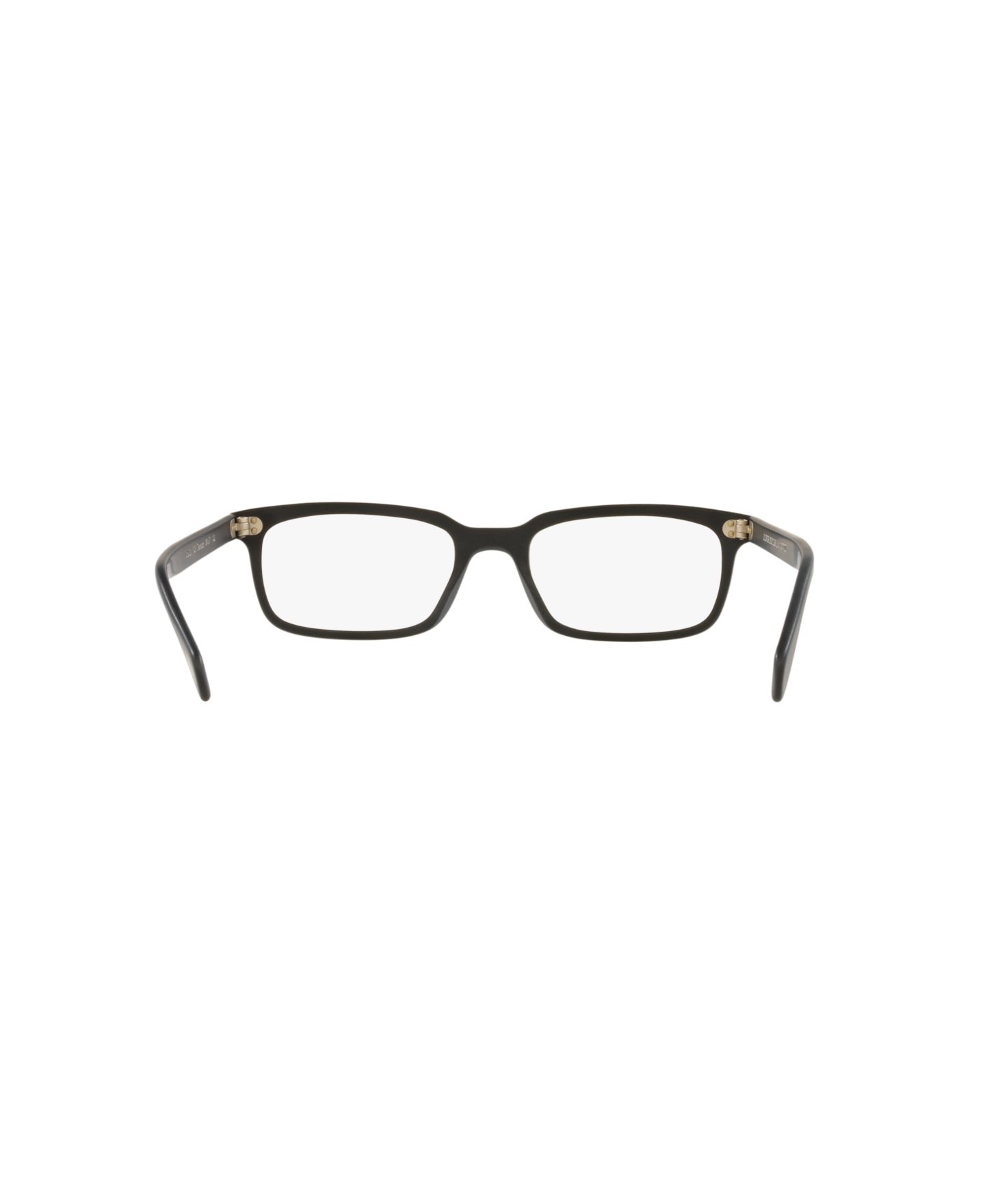 Мужские очки Oliver Peoples Man Rectangle Plastic OV5102 Denison Eyeglasses, цвет: Матовый чёрный — фото 4