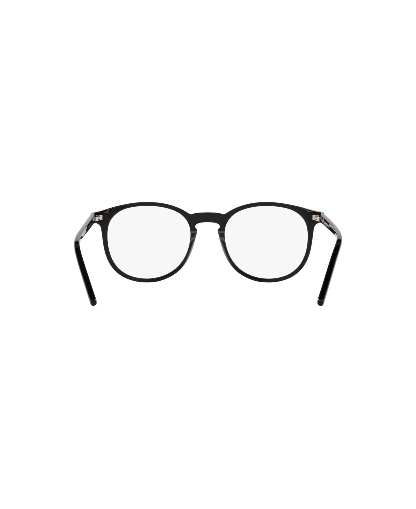 Очки Saint Laurent Unisex Round Plastic SL 106 Eyeglasses, цвет: Чёрный — фото 4