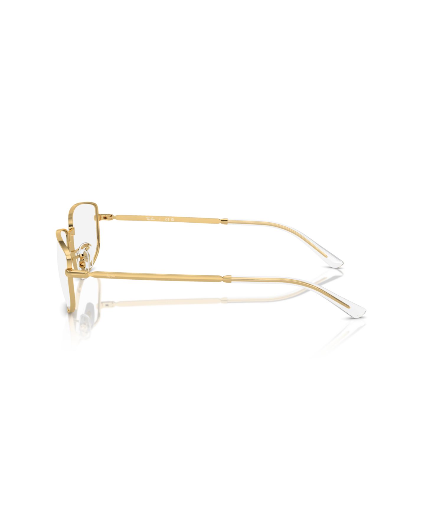 Очки Ray-Ban Unisex Irregular Metal RB3732V Optics Eyeglasses, цвет: Золотой — фото 3