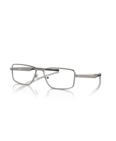 Мужские очки Scuderia Ferrari Man Rectangle Metal FZ7004 Eyeglasses, цвет: Графитовый металлик