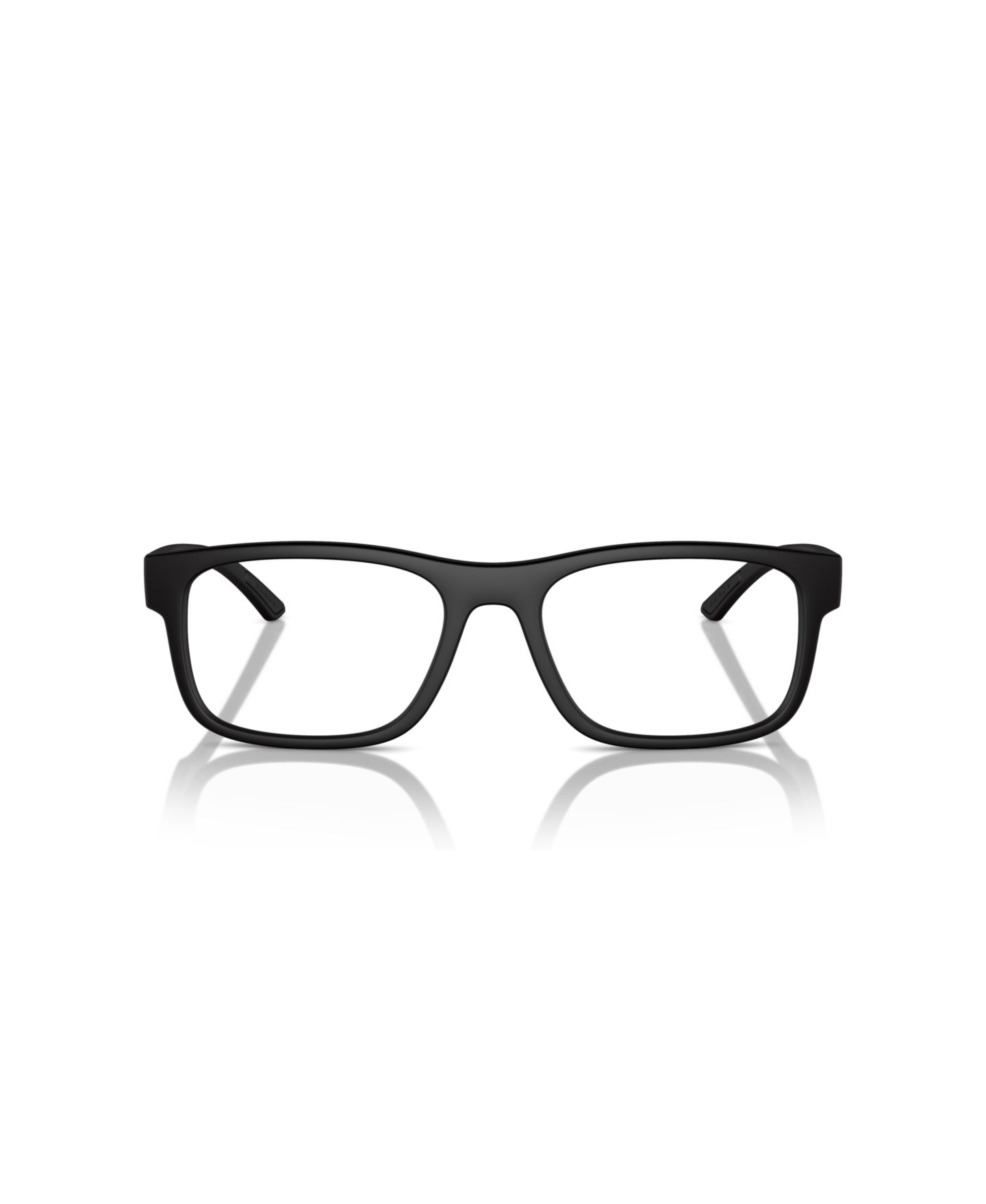 Мужские очки PRADA LINEA ROSSA Man Rectangle Plastic PS 04QV Eyeglasses, цвет: Чёрный — фото 3