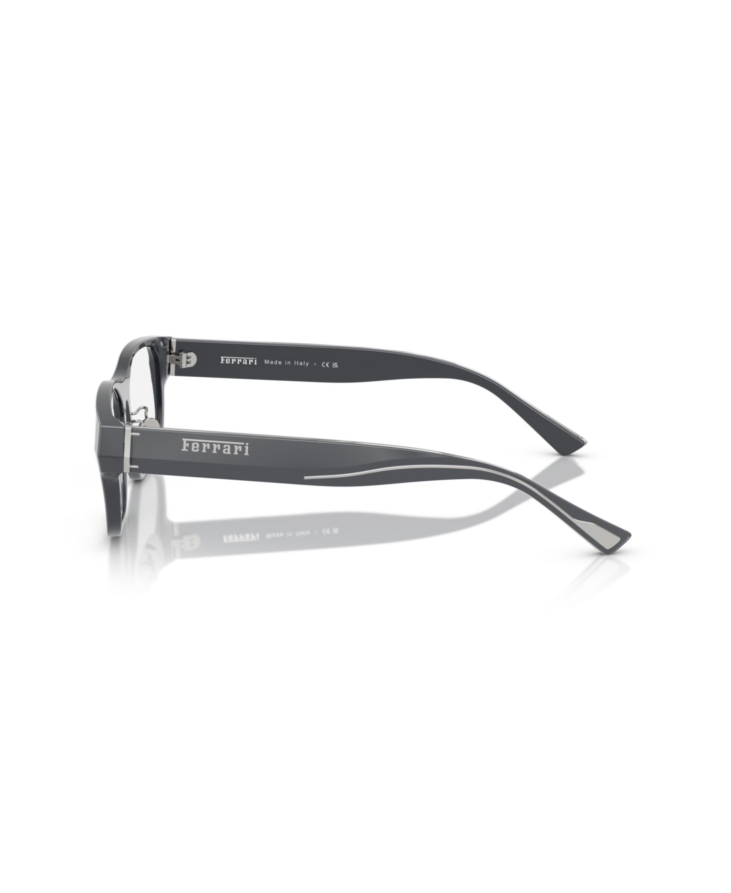 Мужские очки Scuderia Ferrari Ferrari Man Pillow Plastic FH4006D Eyeglasses, цвет: Серый — фото 2