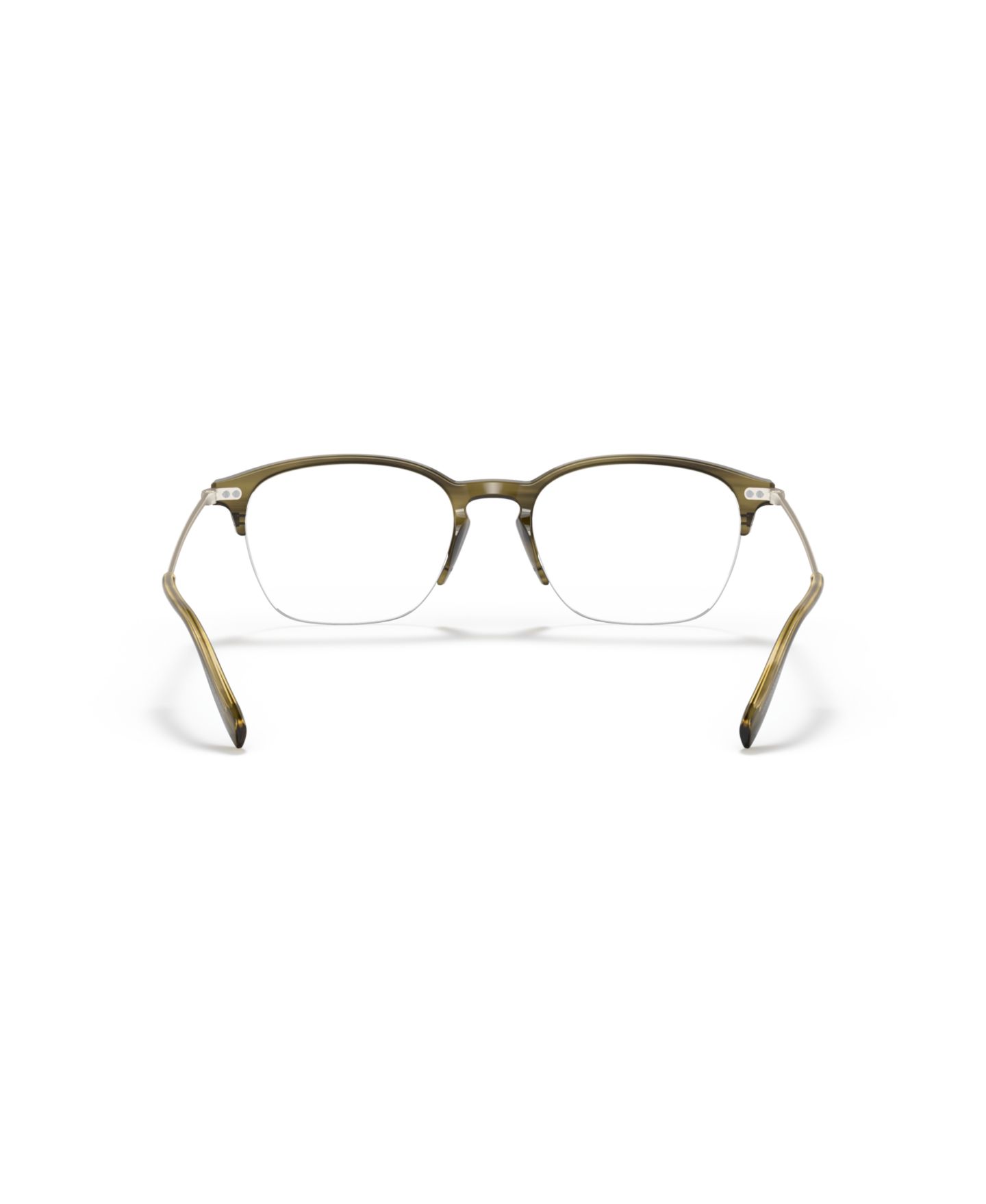 Мужские очки Giorgio Armani Man Panthos Plastic AR7210 Eyeglasses, цвет: Зелёный — фото 2