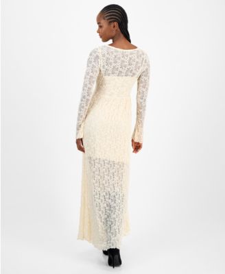 Women's Lace Scoop-Neck Maxi Dress, Macy's Exclusive