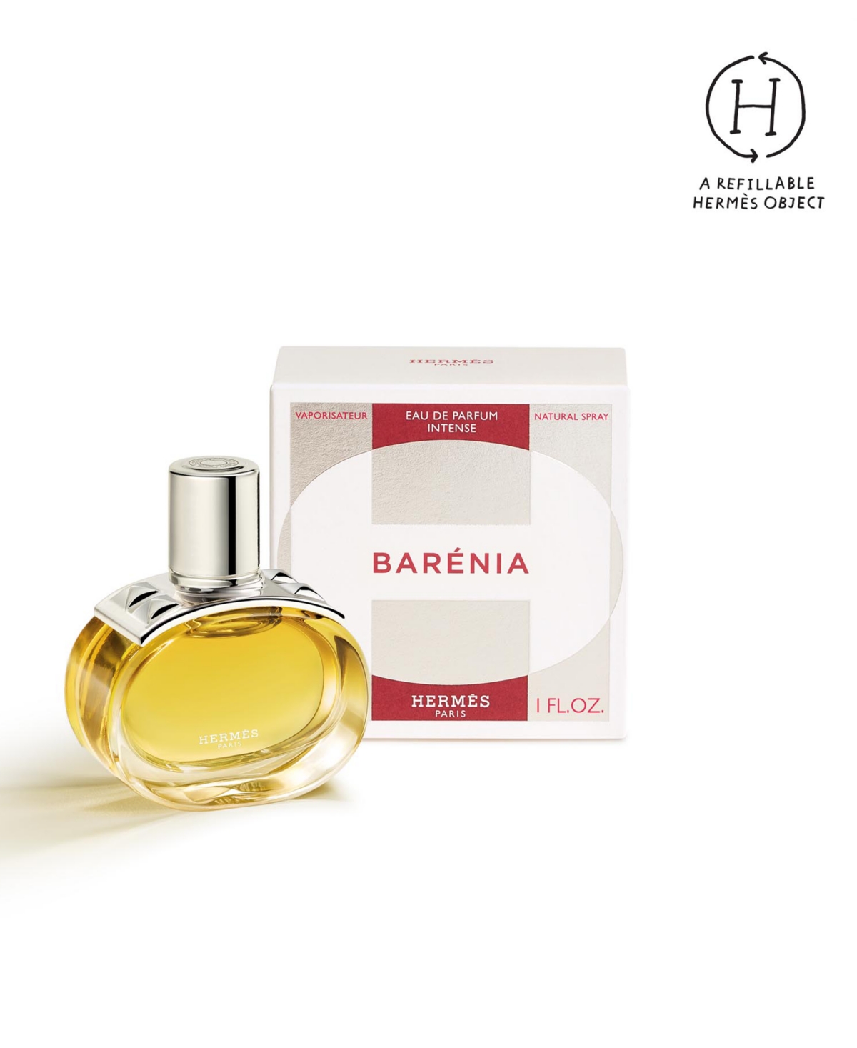 Hermes Barenia Eau De Parfum Intense, 1 Oz. In Transparent