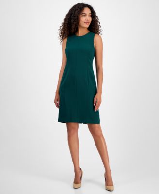 Kasper - Women's Sleeveless Multi-Seam Sheath Dress