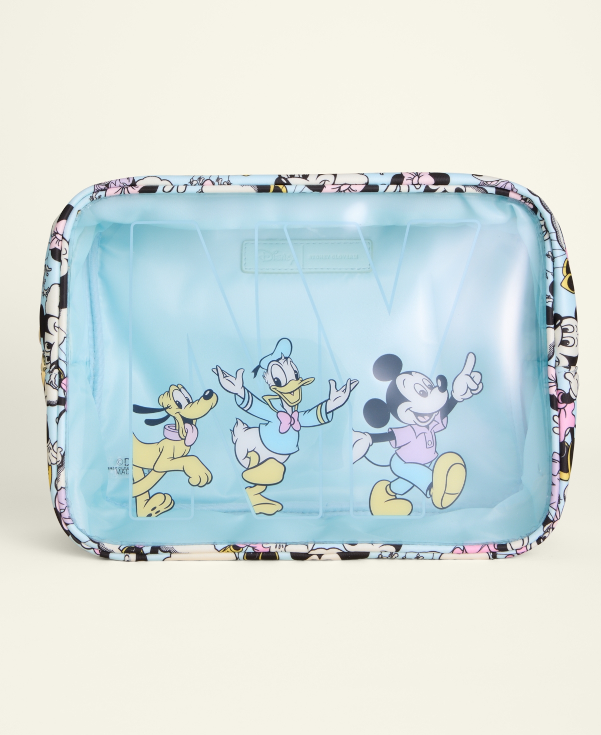Stoney Clover Lane Disney | Macy's Mickey & Friends Top-Zip Clear Front Large Pouch, Macy's Exclusive