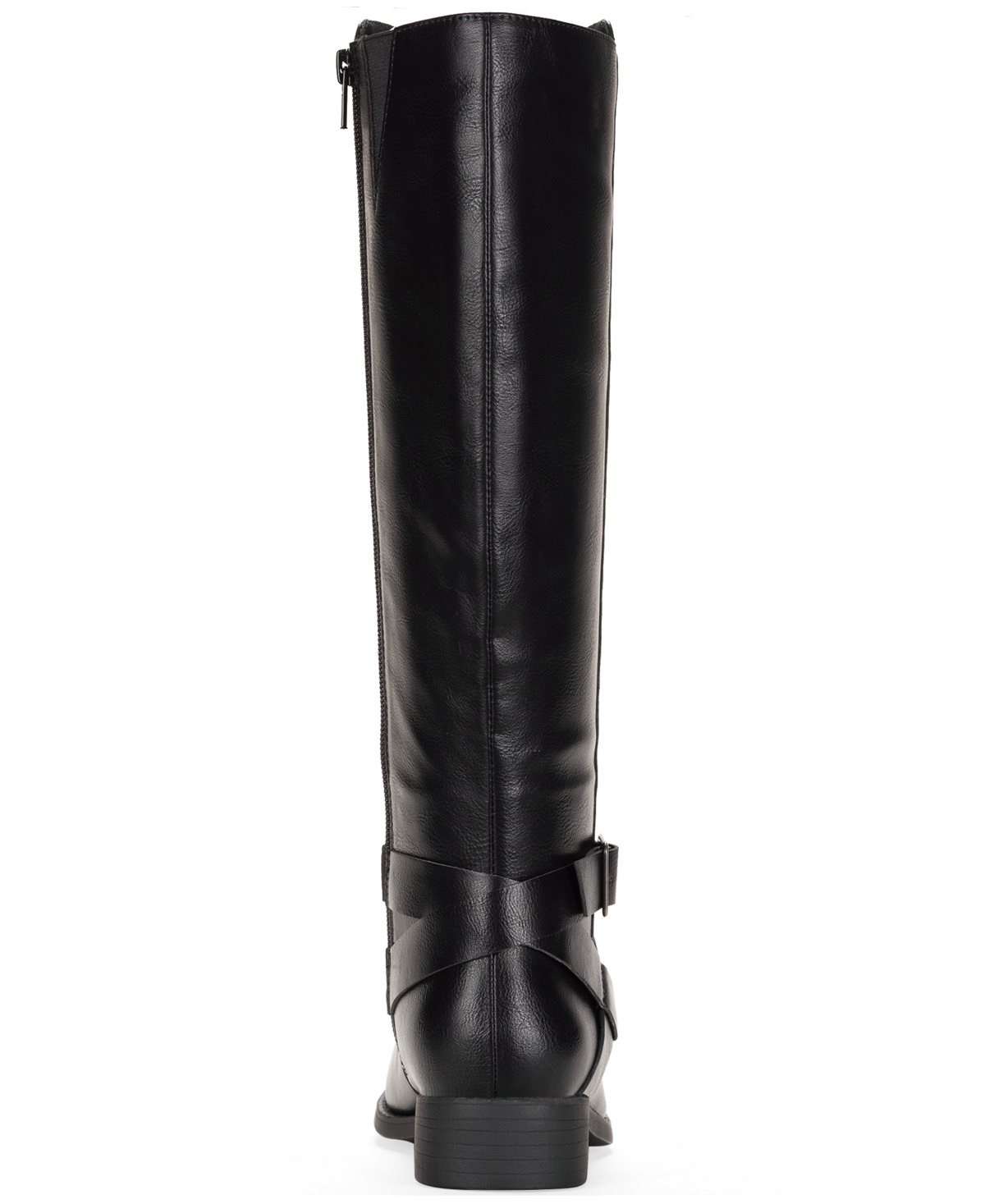 Style & Co Women's Margoo Riding Boots, Wide Calf, Macy's Exclusive In Black