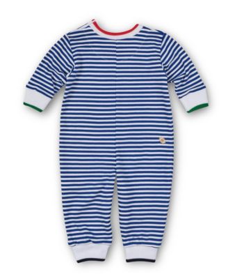 Stripe Knit Longall With Emb Sport Balls