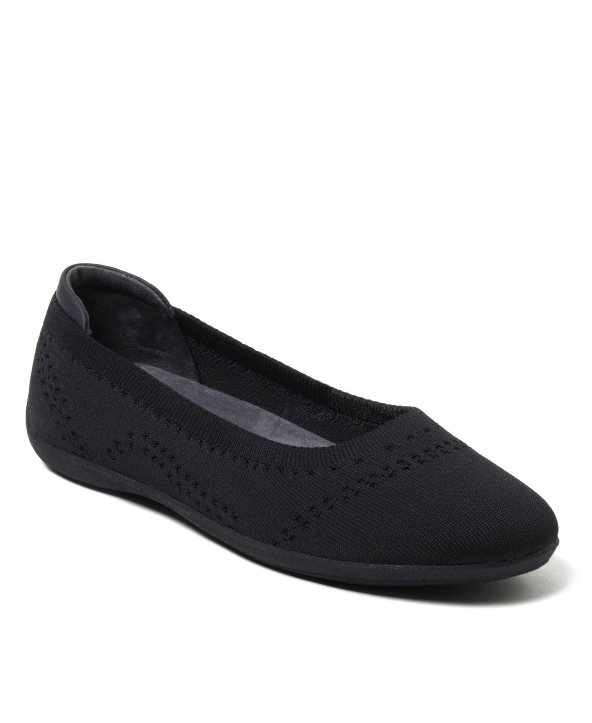 Женские Dearfoams Women's Misty Ballet Flat Lightweight Slip Ons — фото 1