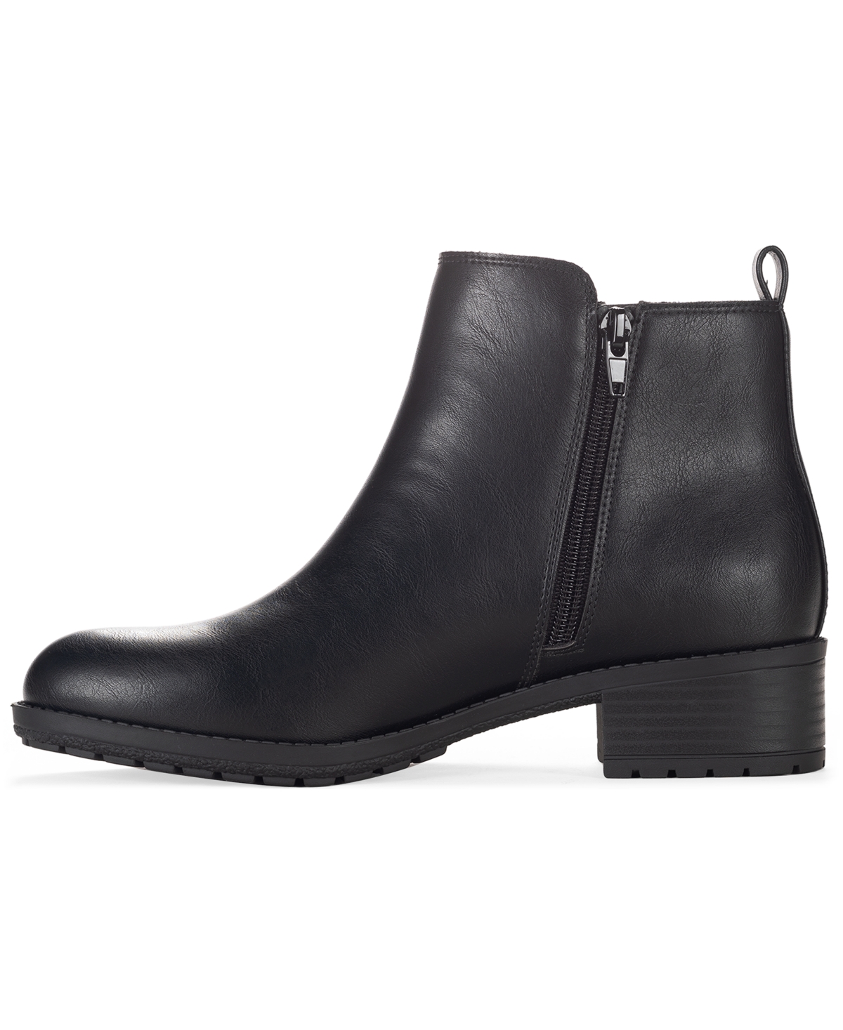 Style & Co Women's Graciee Lug Booties, Macy's Exclusive In Black