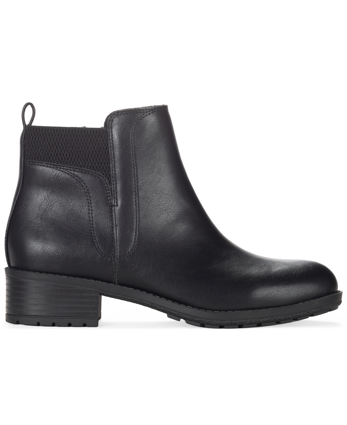 Style & Co Women's Graciee Lug Booties, Macy's Exclusive In Black