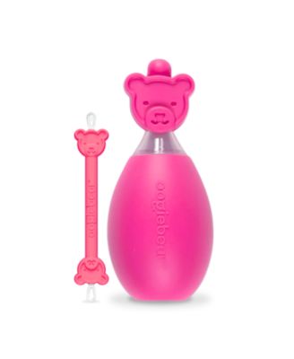 oogiebear Booger Picker + Nasal Aspirator Duo - Raspberry