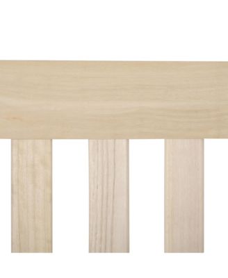 2-Seater Hanging Porch Swing Outdoor Patio Swing Chair Seat with Slatted Build and Chains, 440lbs Weight Capacity, Natural