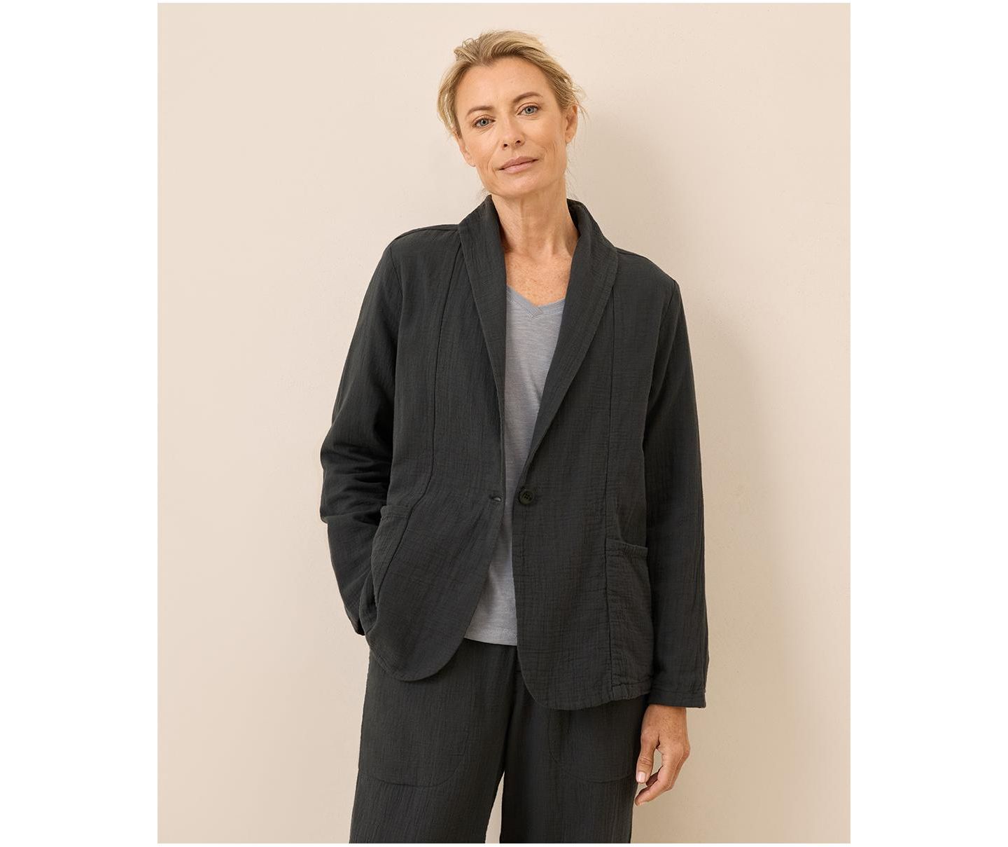 Женская куртка Pact Organic Cotton Coastal Double Gauze Lined Easy — фото 1