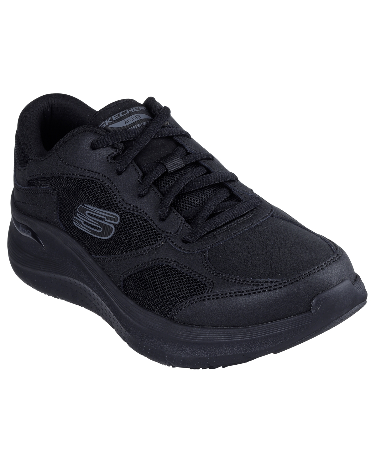 Men's Work: Arch Fit 2.0 Slip Resistant Casual Sneakers from Finish Line - Black