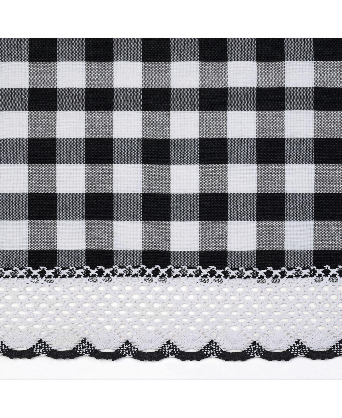 GoodGram Buffalo Check Gingham Custom Window Curtain Treatments