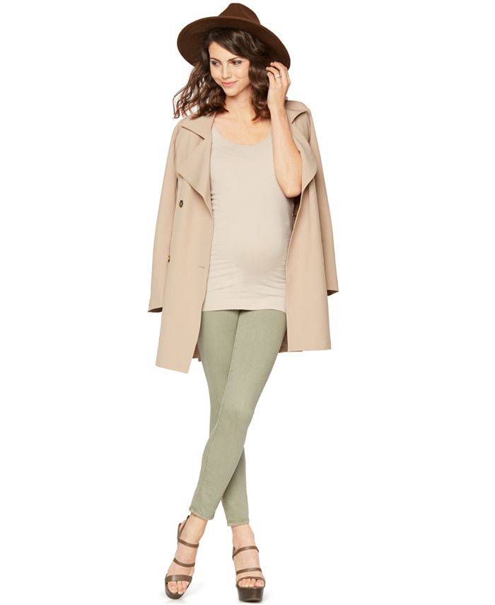 Drew Maternity Belted Trench Coat Macy's