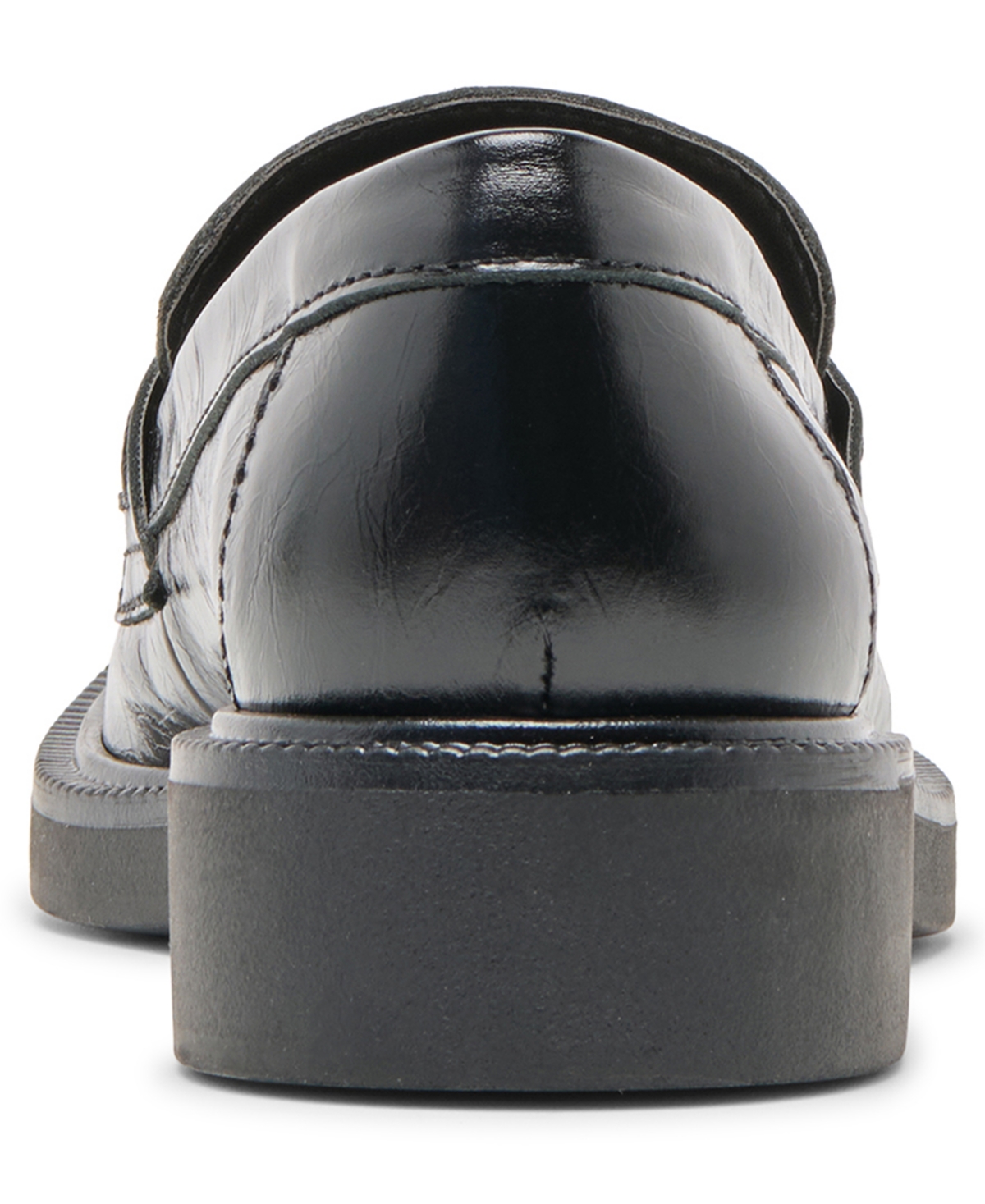 Dolce Vita Tiggy Loafers Midnight Crinkle Patent In Black