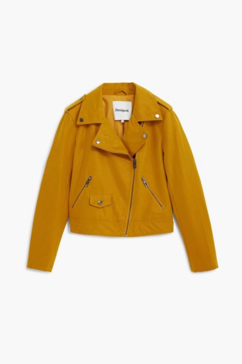 Женские куртки Desigual Women's Faux leather biker jacket