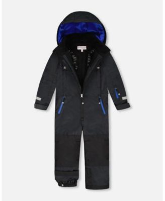 Toddler Boys Solid One-Piece Teknik Snowsuit Black - Toddler|Child