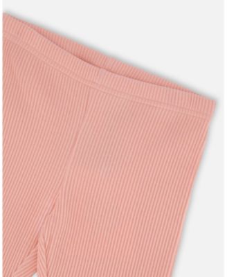 Girl Ribbed Leggings Pink - Child