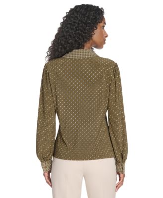 Women's Foulard Johnn Collar Top