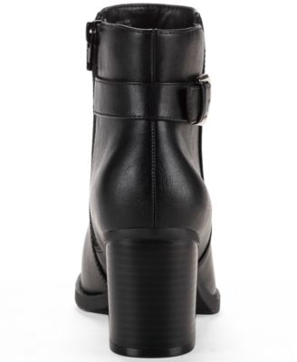 Women's Harlemm Buckle Booties, Created for Macy's