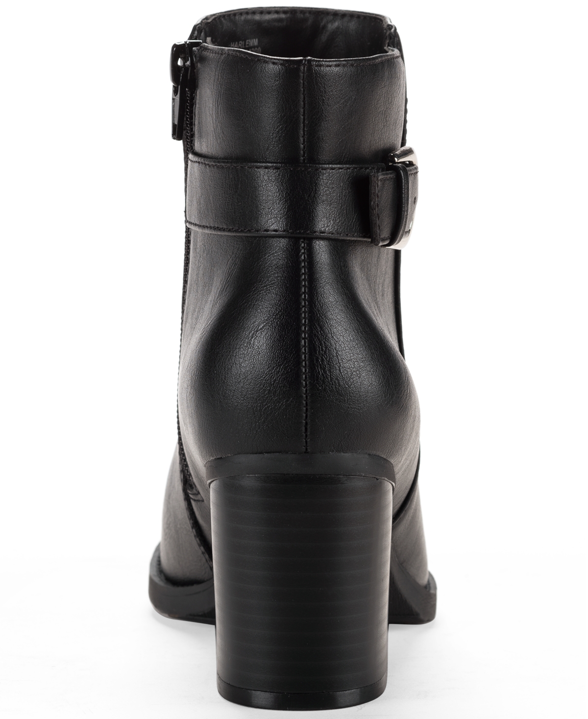 Style & Co Women's Harlemm Belt Booties, Macy's Exclusive In Black